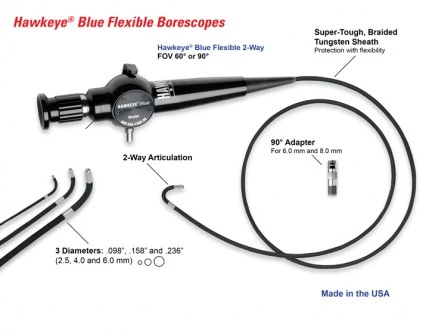 Hawkeye® Blue Flexible Borescopes (2.5 – 6.0 mm dia) photo 2