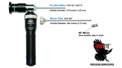 Hawkeye® Pro MicroSlim Borescope .073″ (1.85 mm) photo 1