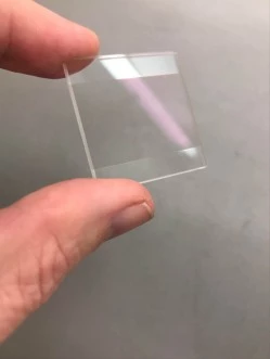 ITO Coated Optical Window - High Transparency and Conductivity photo 1