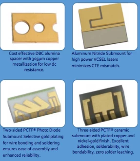 LASER AND PHOTO DIODE SUB-MOUNTS photo 2