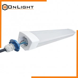 Led Tri-proof Fittings with IP65 Rating 1.2m 36W Linear Led Vapor Light Outdoor Fixture photo 2