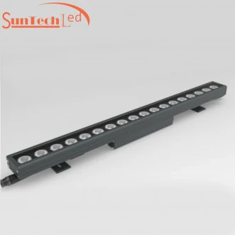 RGBW Recessed Linear Wall Washer Facade Illumination Outdoor photo 1