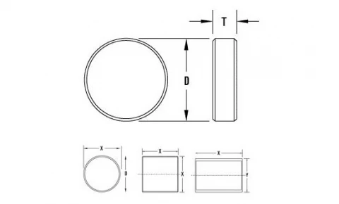 RMI Parallel Windows - ZnSe - ZnS - Ge - Si - Cleartran - Chalcogenide Glass photo 1