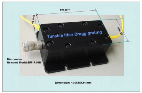 Tunable fiber Bragg grating photo 1