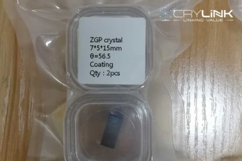 ZGP Crystal mid-IR nonlinear crystal for SHG, SFG, OPO, and OPG/OPA - CRYLINK photo 2