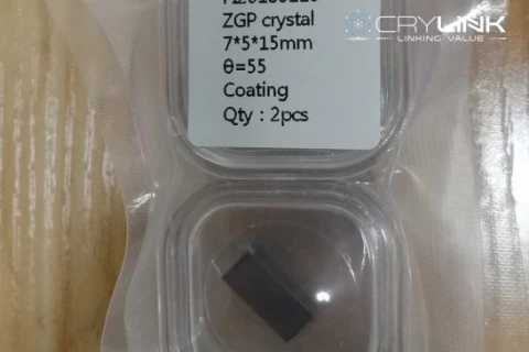 ZGP Crystal mid-IR nonlinear crystal for SHG, SFG, OPO, and OPG/OPA - CRYLINK photo 3