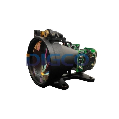 Anti-drone wide beam divegence 8mrad eye-safe laser rangefinder module with collimating pointer photo 2