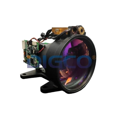 Anti-drone wide beam divegence 8mrad eye-safe laser rangefinder module with collimating pointer photo 3