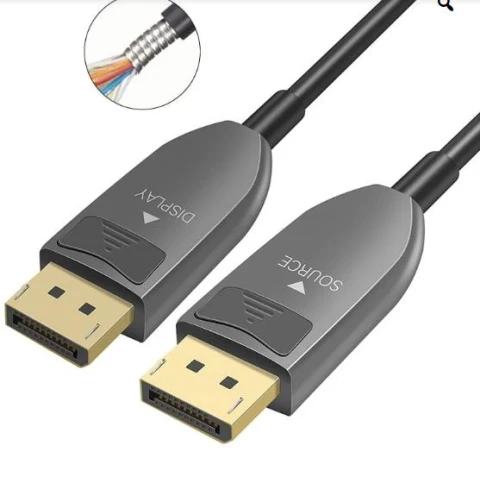 Armored DisplayPort 1.4 AOC-Active Optical Cable-8K-32.4Gbps photo 1