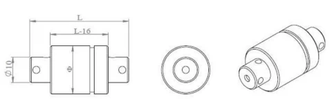 Ascentta Polarization Dependent Free Space Isolator (1030) photo 2