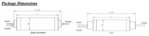 Ascentta Polarization Maintaining Fiber Circulator (1030nm) photo 2