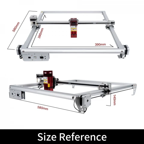 Aufero AL2 Laser Engraving & Cutting Machine |  Fastest Entry-Level Engraver | 4 Safety Protection photo 2
