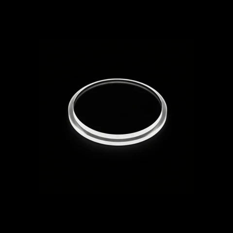 Custom Optical Monocrystalline Infrared CaF2 Calcium Fluoride Round Step Window photo 2