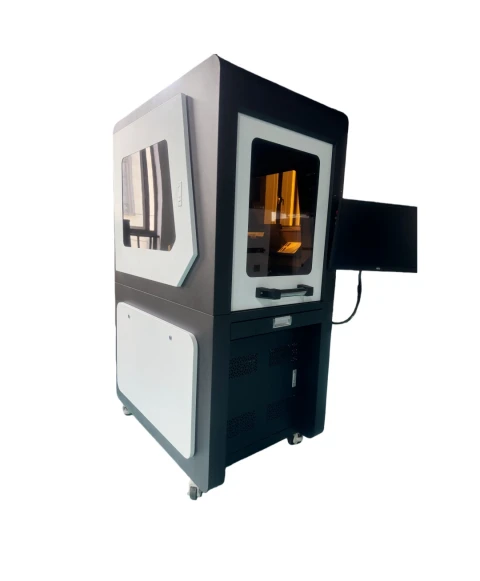 Customized UV Fiber Laser Marking Machine 5W 20W for Electronics and Semiconductor Industry photo 2