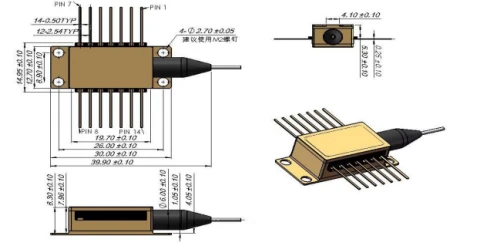 CWDM 10mW DFB Butterfly Laser Diode photo 1