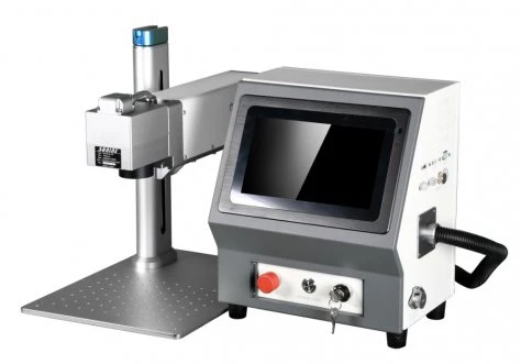Desktop Fiber Laser Marking Machine with Computer photo 1