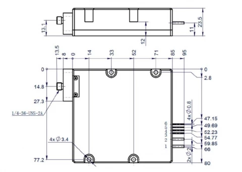 FBLD-976-200W-FC400-DF-6Pin Fiber-coupled High-Power Laser Diode photo 1