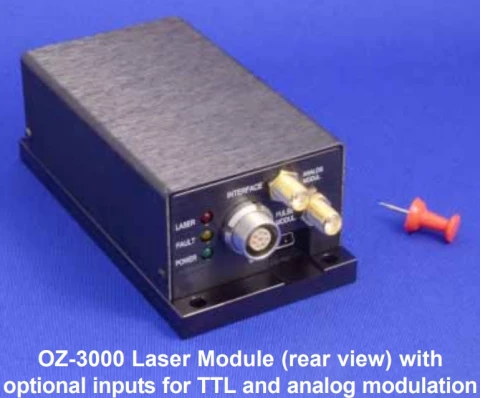 Fiber Pigtailed Ultra Stable Laser Module: OZ-1000, OZ-2000, and OZ-3000 Series photo 3