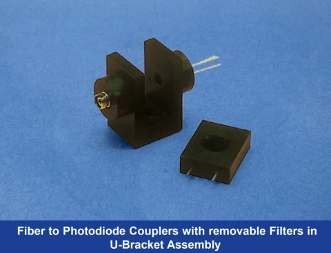Fiber to Photodiode Couplers with Removable Filters photo 2