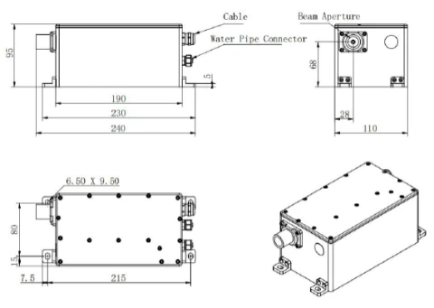 FPYL-532-10W-FC50-LED Fiber-coupled DPSS Laser photo 1