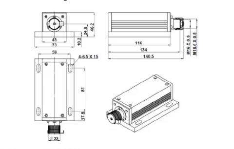 Green DPSS Laser FPYL-543-XXXT-U photo 1