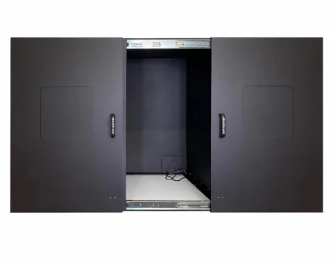Laser Enclosure, 48 x 36 x 36 Inches, Aluminum, Black photo 2