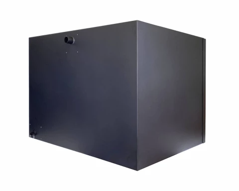 Laser Enclosure, 48 x 36 x 36 Inches, Aluminum, Black photo 3