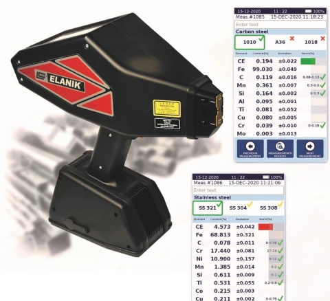 Laser-Export Handheld LIBS Analyzer ELANIK photo 1