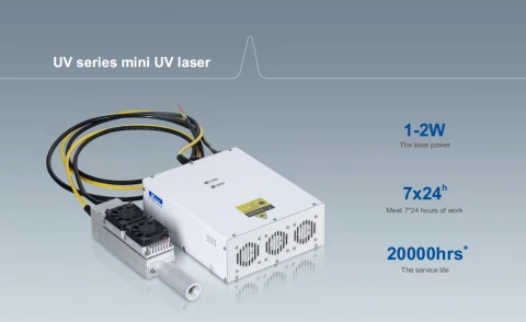 Maiman Laser 355nm 1watt  Air-cooled Fiber Coupled UV DPSS Laser photo 2