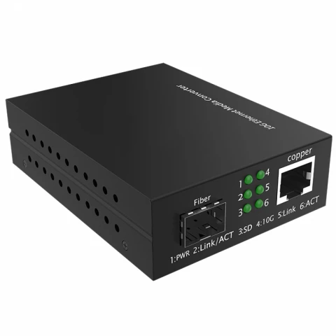 Marvell based 1G/10G Ethernet Fiber Media Converter photo 2