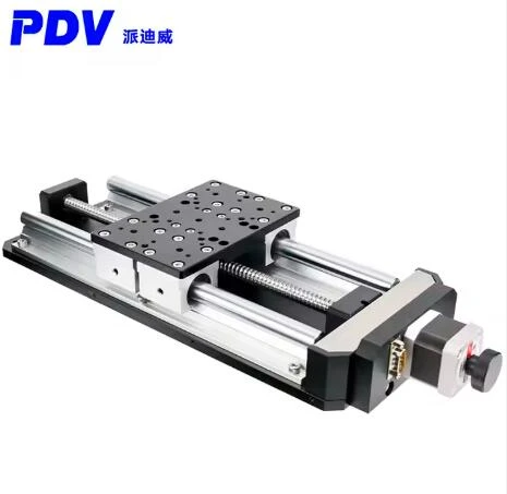 PT-GD130P-150 Miniature Motorized Linear Translation Stage for High Precision Applications photo 1