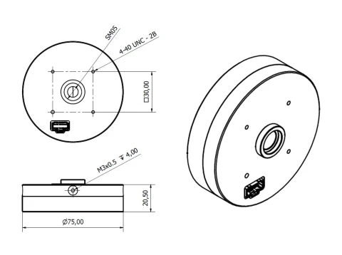 Motorized Iris Diaphragm MID5C photo 2