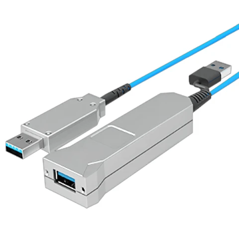 OEM Factory Wholesale USB3 Fiber Active Optical Extension Cable type-A Male to Female for KVM,CCTV and Machine Vision Camera Link photo 1