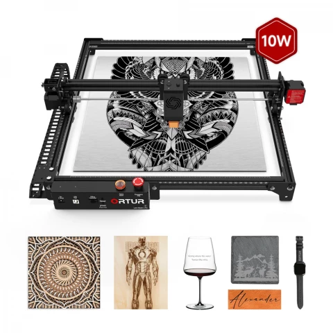 Ortur LM2 Pro S2 Laser Engraver & Cutter: High-Speed, Solid Frame, 10W & 5W Modules photo 1