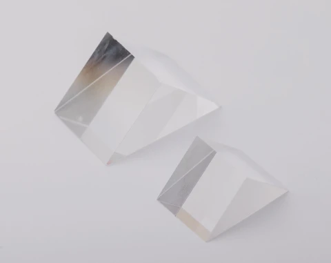 Right Angle Prism Factory Direct Sale Crystal Triangle Quartz Optical Glass Equilateral Prism photo 1