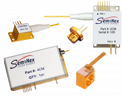 SemiNex 4-Pin Fiber Coupled High Power Multi-Mode Laser Diode 4CM-104 photo 1