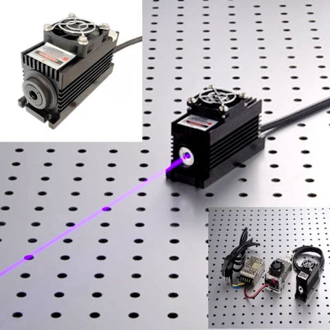 Solid State Laser 405nm DPSS Blue Violet Laser High Reliability Analog or TTL modulation 200mW-500mW Output Power photo 4