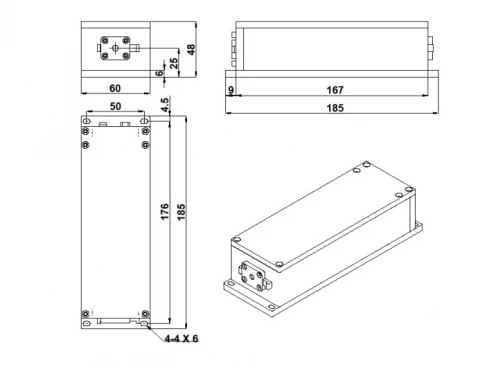 UV Acousto-optic Q-switched DPSS Laser FPYL-355-XXXT-Q-AO photo 1