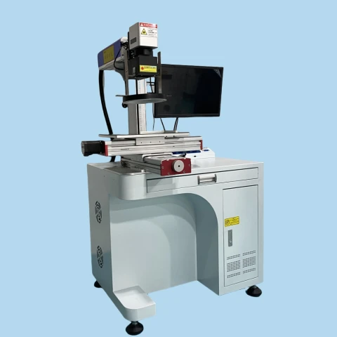 Desktop Laser Engraver CCD Camera EZCAD Software Mark on Metal Plastics photo 2