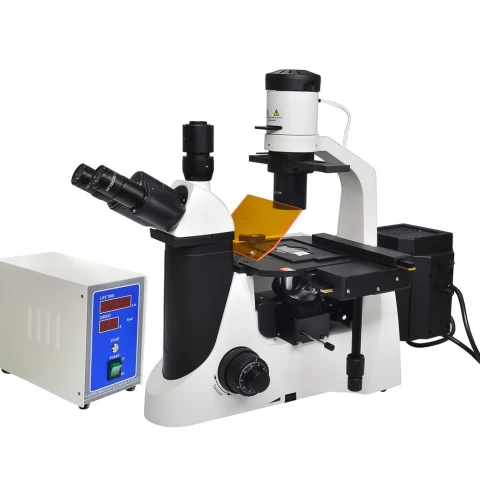 XIF100 Inverted Research Fluorescence Microscope photo 1