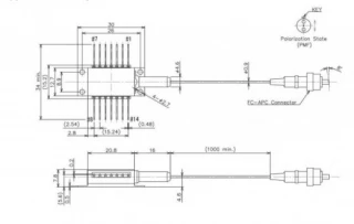 1070nm 30mW DFB Laser Butterfly Package 