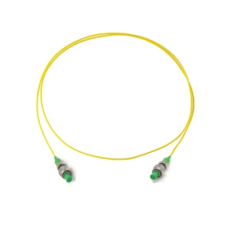 1260–1625nm Single Mode Patch Cord, FC/APC, 0.9mm Yellow Jacket