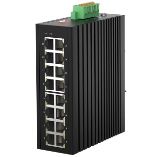 16 port Gigabit Industrial Din Rail Unmanaged Ethernet Switch