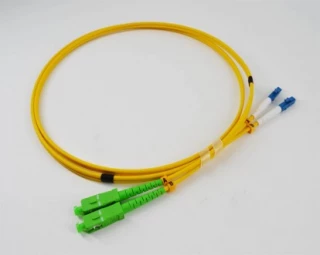 1M (3ft) SC/APC to lC/UPC Duplex Indoor FTTH Fiber Optic Patch Cord