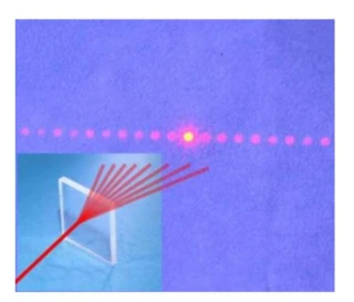 1D Diffraction Beam Splitter Grating