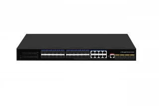 24 port 10G SFP+ Commercial Core Rack Managed Switch with 8*Gigabit SFP/RJ45 Combo