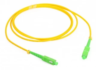 2M (6ft) SC/APC to SC/APC Simplex Indoor FTTH Fiber Optic Patch Cord