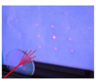 2D Diffractive Beam Splitter Grating