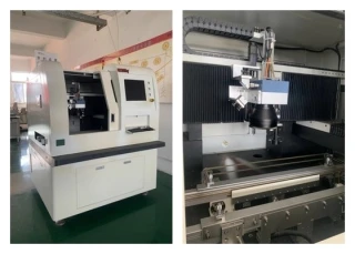 330*320mm Dual workarea Laser Depaneling Machine 2500mm/s High Speed Excellent Cut Finish