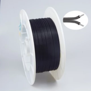 Duplex core plastic optical fiber cable